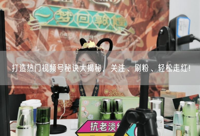 打造热门视频号秘诀大揭秘，关注、刷粉、轻松走红！