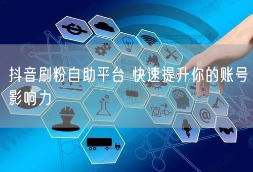 抖音刷粉自助平台 快速提升你的账号影响力