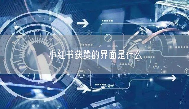 小红书获赞的界面是什么