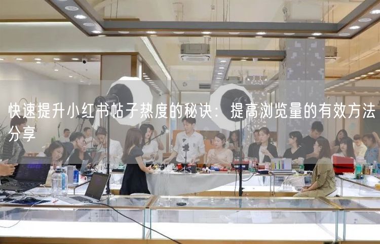 快速提升小红书帖子热度的秘诀：提高浏览量的有效方法分享